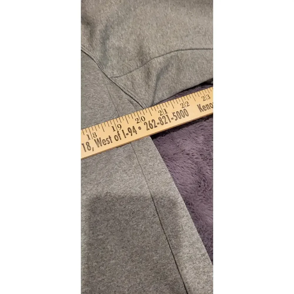 The North Face Sweater Mens Large Gray 1/4 Zip Fleece Pullover Mock Neck Outdoor